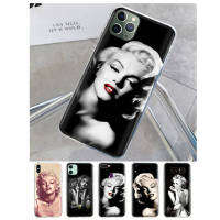 T-117 Marilyn Monroe โปร่งใส อ่อนนุ่ม ซิลิโคน TPU เคสโทรศัพท์ หรับ iPhone 13 14 G9 Moto 12 G8 Play Mini SE Power Max Plus Pro