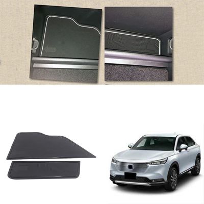 Car Rear Trunk Side Non-Slip Mat for Honda HRV HR-V Vezel 2021 2022 Rear Trunk Storage Pocket Bottom Pad