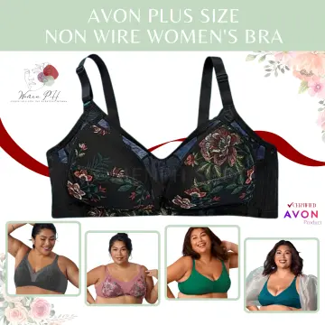 Avon Official Store Nora Underwire Plus Size Bra for Women, Lift, Support &  Style: Push-Up Chubby Bra Sale! Expandable & Gathered for Big Boobs. Sexy,  Seamless & Slightly Padded. Ultra-Thin, High-Quality Material.