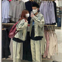 (M ~ 3xl) American Retro High Street Jacket Man, แจ็คเก็ตปกแคชชวลหลวม, เสื้อกันกระแสน้ำหล่อ, วัสดุคุณภาพสูง