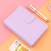 A5A6 Macaron Color Leather Spiral Notebook Set Diaryweek Planneragenda Organizer Inner Page Ring Binder Stationery