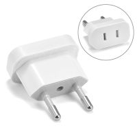 KR ปลั๊กซ็อกเก็ตไฟฟ้า Travel Adapter Charger Adapter US to Euro RU KR European AC Outlet Charging Converter Plug-Cgefeng