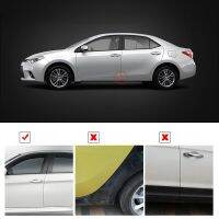 【CW】Door Bumper Silicone Anti-Scratch Cover 2pcs Car Front Door Corner Anti-collision Protector for Auto 90 Degree Angle