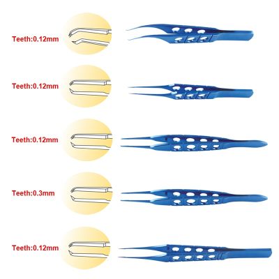 Autoclavable Castroviejo Suturing Forceps Eyelid Forceps Titanium Alloy Ophthalmic Instrument