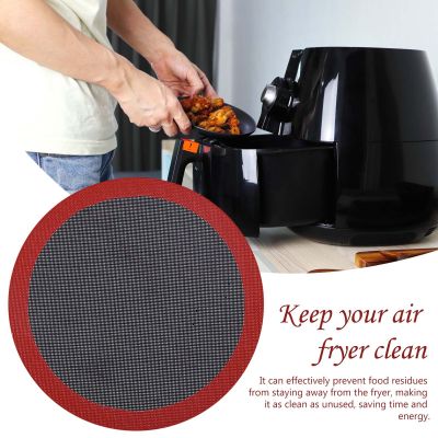 Silicone Air Fryer Liner Non-Stick Steamer Pad Baking Inner Liner Cooking Mat Kitchen Utensils Accessories Eco-friendly Cookware