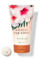 Bath &amp; Body Works แบบ Creamy Body Scrub  กลิ่น Hibiscus Paridise  กลิ่นหอมออกใหม่สครับเนื้อครีมขัดผิวเนียนนุ่มหอมละมุน ใหม่แท้ 100% อเมริกา