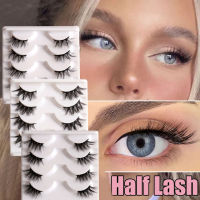 4คู่ครึ่งขนตา Faux Mink 4d ขนตาแต่งหน้าเครื่องมือ Natural End Eye Long Lashes Multi-Style ขนตาปลอม Accessories