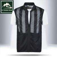 [COD] ultra-thin mens vest breathable stand-up collar thin outer light and skin