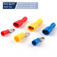 ✶┇❃ 50PCS FDD/MDD 6.3mm Terminal Red Blue Yellow Female Male Spade Insulated Electrical Crimp Terminal Connectors Wiring Cable Plug