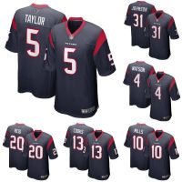 New high-quality and most popular jerseys D Houston Texans NFL Football Jersey Mills Watson Johnson Taylor Reid Cooks Tshirt Top Legend Jersey Sport Tee Unisex H