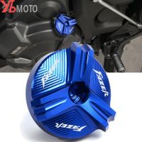 ○◄✑ With logo FAZER Auminum Oil Filler Cap Engine Plug Cover For Yamaha FZ1 FAZER FZ6 FZ6R FZ8 FAZER FZ750 FZR1000