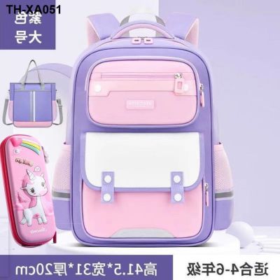 2023 the new girl British or grade primary school pupils bag male rain light shoulder disposable large capacity