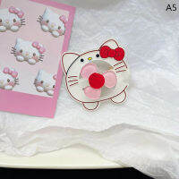 WQP Fashion Store ลดราคาแฟลชเซลเครื่องประดับแสนน่ารักอนิเมะ Hello Kitty KURMI My Melody Cinnamoroll ที่ตกแต่งผมกิ๊บหนีบผม Pochacco Pompurin พัดลมหมุนได้เป็นของขวัญสำหรับเด็ก