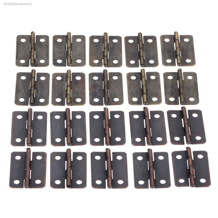 dreld-10pcs-antique-cabinet-hinges-furniture-accessories-jewelry-boxes-decorative-hinge-furniture-fittings-for-cabinets-25x18mm