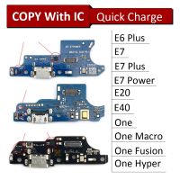 แท่นชาร์จ USB แท่นชาร์จพอร์ตบอร์ดเชื่อมต่อสายดิ้นสําหรับ Motorola Moto E40 E20 E6 Plus E7 Power One Fusion Hyper Macro Plus