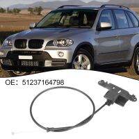 【ข้อมูล】ฝากระโปรงที่จับแบบดึงนิรภัยพร้อมสายเคเบิลสำหรับ BMW E70 E71 X6 2007-2014