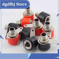 Dgdfhj Shop 5pcs 4mm Banana Plug Connector for Tester Instrument Terminal DIY Model Parts Security Panel Banana Socket