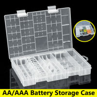 Aa/AAA ที่เก็บตัวยึดพลาสติกกล่องเก็บแบตเตอรี่27.5x17x3.5cm กันน้ำ