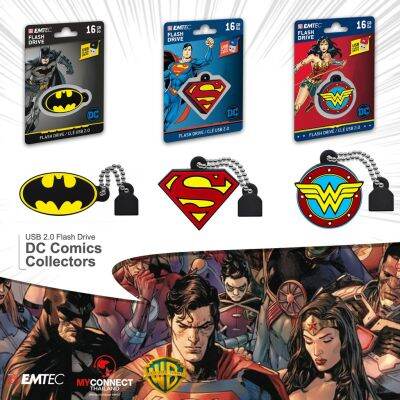 🎉HOT สุด EMTEC Collectible 3D Flash Drive "DC Comics" Collections สุดคุ้ม