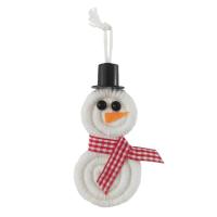 Snowman Christmas Ornament Cute Unique Christmas Snowman Tree Ornaments With Lanyard Funny Pendant Christmas Decor Snowman Ornaments For Wall Door Stairs masterly