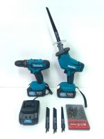 ชุดเลื่อยชักไร้สาย Makita + สว่านไร้สาย 3 ระบบ Makita 229 V