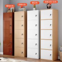 [COD] Storage grid simple cabinet with door locker combination bookcase toy debris storage