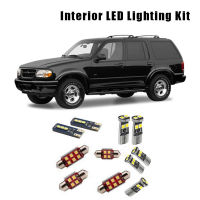 For 1995-1998 1999 2000 2001 Ford Explorer 14 Bulbs White Interior LED Car Light Kit Fit Map Dome Glove Box License Plate Lamp