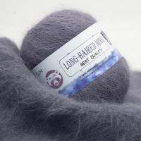 {Warm scarf}ผ้าขนสัตว์ชนิดหนึ่งที่มีคุณภาพสูงยาวตุ๊กตามิงค์เส้นด้ายขนแกะ Merino สำหรับการทอผ้าเสื้อกันหนาวหมวกผ้าพันคอป้องกัน Pilling สำหรับมือถัก