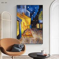 Van Gogh S Cafe In The Night Art ทำสำเนาพิมพ์บนผ้าใบ Wall Art โปสเตอร์และรูปภาพสำหรับ Home Room Decor