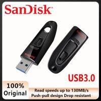 Sandisk ปากกาแฟลชไดร์ฟแฟลชไดร์ฟ16GB 32GB 64GB 128GB 256GB 512GB USB CZ48แฟลชไดรฟ์3.0แฟลชไดรฟ์คีย์ USB U ดิสก์สำหรับพีซี