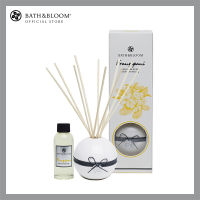 BATH &amp; BLOOM Frangipani Diffuser 100ml. บาธ แอนด์ บลูม Set ชุดไม้หอมอโรม่าปรับอากาศกลิ่นลีลาวดี 100 มล.+ก้านไม้