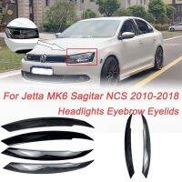 ไฟหน้า2ชิ้น/ล็อตแผ่นครอบ ABS สำหรับ Volkswagen สำหรับ VW สำหรับ Jetta MK6 Sagitar NCS 2010 2011-2018แต่งรถ