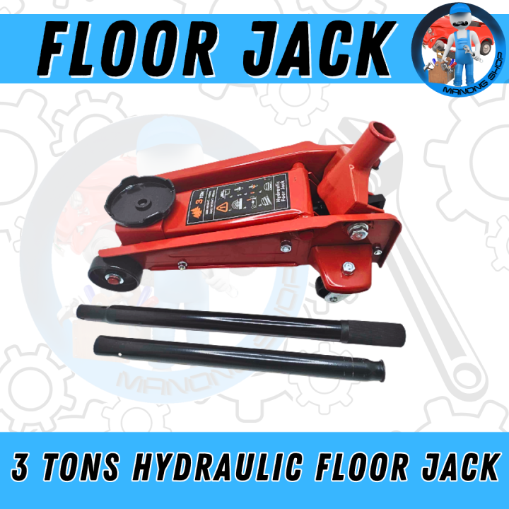 Manong Shop 3 Tons Crocodile Jack Floor Jack Heavy Duty for Repair Use