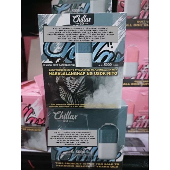 Original Product CHILLAX GO - 5000 PUFFS Legit | Lazada PH