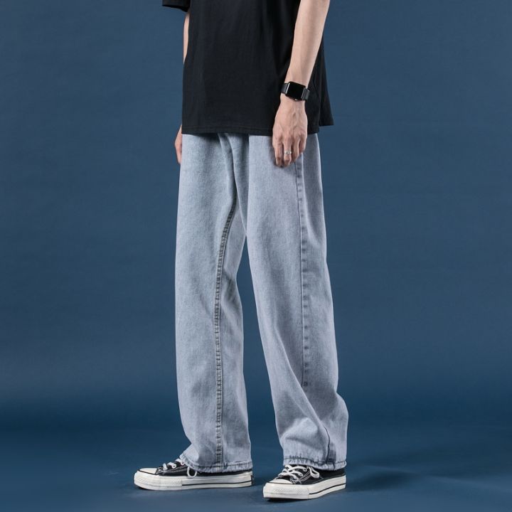 codff51906at-mens-korean-fashoin-harem-blue-loose-fit-jeans-mens-hiphop-style-vintage-straight-pants-harajuku-jeans-baggy-high-quality-denim
