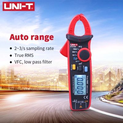 UNI-T UNI T Mini Clamp Meter UT210E ดิจิตอล True RMS AC/DC เครื่องทดสอบแรงดันไฟฟ้า VFC ประจุ Non Contact มัลติมิเตอร์