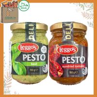 ของดี ค่าส่งถูก Leggos pesto basil and sundried tomato 190g เลกโกส์ เพสโต้ เบซิล ซอสคลุกพาสต้าโหระพา และ รสมะเขือเทศอบแห้ง ซอสคลุกพาสต้า อร่อย ทำได้ง่าย