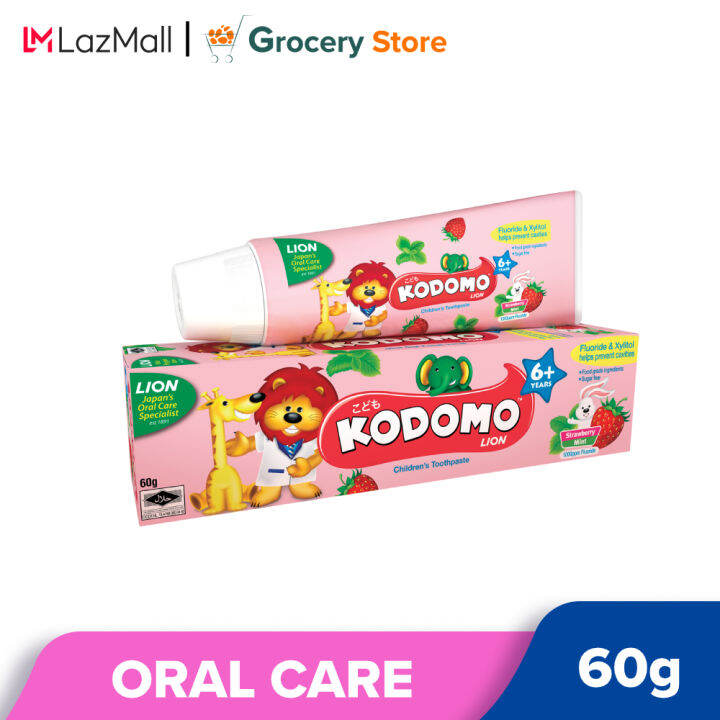 Kodomo Lion 6 Plus Strawberry Mint 60g Lazada