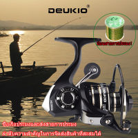 ส่งฟรี DEUKIO AC2000 - 7000 รอกสปินนิ่ง ขนาด รอกสปิน ตกปลา อุปกรณ์ รอกตกปลา รอก ตกปลา อุปกรณ์ตกปลา