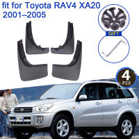 Mudflap สำหรับ Toyota RAV4 RAV 4 XA20 2001 2002 2003 2004 2005 Mudguard Fenders Splash Guards ด้านหน้าล้อหลัง4Pcs รถอุปกรณ์เสริม