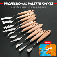 Hittime Carving tools For Artist Oil Painting Fine Painting Tools Mixed Stainless Steel Scraper Art Supplies