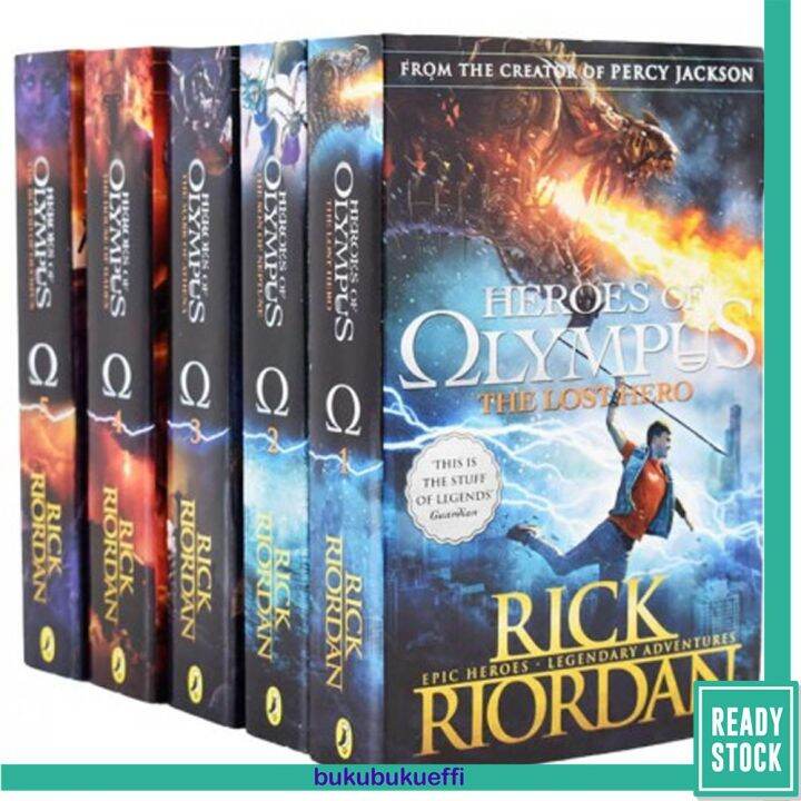 Heroes of Olympus: 5 Book Collection by Rick Riordan | Lazada