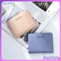 DOYOURS สำหรับนักเรียน หนังพียู FOREVER YOUNG Dompet กระเป๋าเงินขนาดเล็ก กระเป๋าใส่เหรียญ กระเป๋าสตางค์แบบสั้น