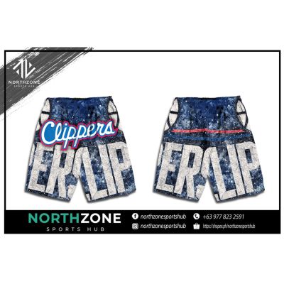 NBA LA Clippers Full Sublimation Short with two sided pockets (SHORT)