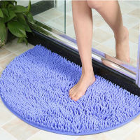 40X60cm Soft Car Slip-resistant Bathing Room Rug Floor Door Mat Dirt Barrier Semi Circle Floor Door Cushion Mat Rug