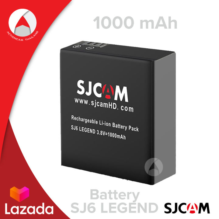 sjcam-battery-1000-mah-for-sj6-อุปกรณ์กล้อง-อุปกรณ์เสริม-กล้อง-action-camera-กล้องแอคชั่นแคม-กล้องแอคชั่น-action-cam-กล้องแอคชั่น-camera