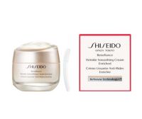 SHISEIDO Benefiance Wrinkle Smoothing Cream Enriched 50ml ครีมบำรุงผิวสูตรเข้มข้น เนื้อครีมนุ่มเนียนดุจแพรไหม จึงซึมเข้าฟื้นบำรุงผิวจากริ้วรอยและผิวเหี่ยวย่น