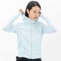 [COD] 21 new wholesale sun protection womens light and breathable ice-feeling outdoor sports jacket Japans same style tide