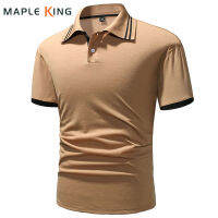 ขนาดบวกเสื้อโปโลเสื้อผ้าฤดูร้อนสำหรับผู้ชายคลาสสิกสีทึบ Polos Para Hombre Marcas Famosas ปุ่มลงโปโลเสื้อยืด Homme