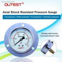 ✥❀ OUTEST Pressure Gauge Fuel Air Compressor Meter 16 Bar Radial Axial Metal Manometer Hydraulic Pressure Tester G1/4